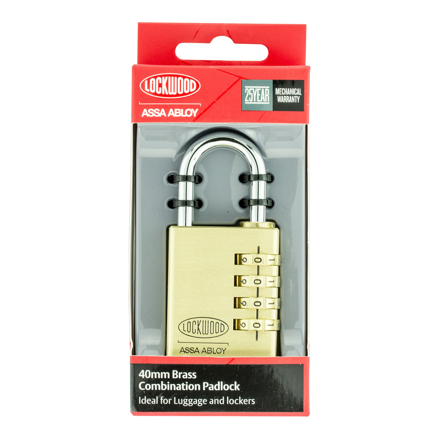 Lockwood Combination Padlock - 40mm
