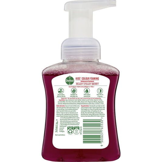 Dettol Colour Foaming Hand Wash Berry 250ml