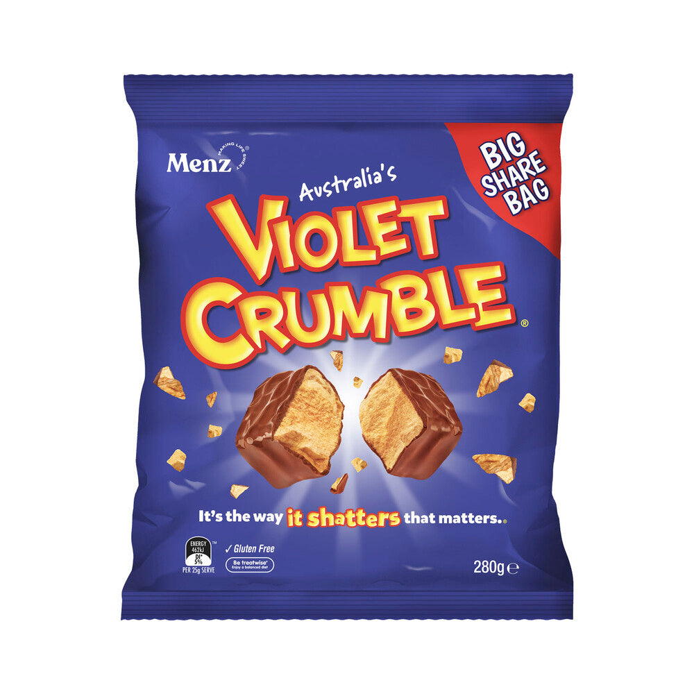 Menz Violet Crumble Bag - 280g