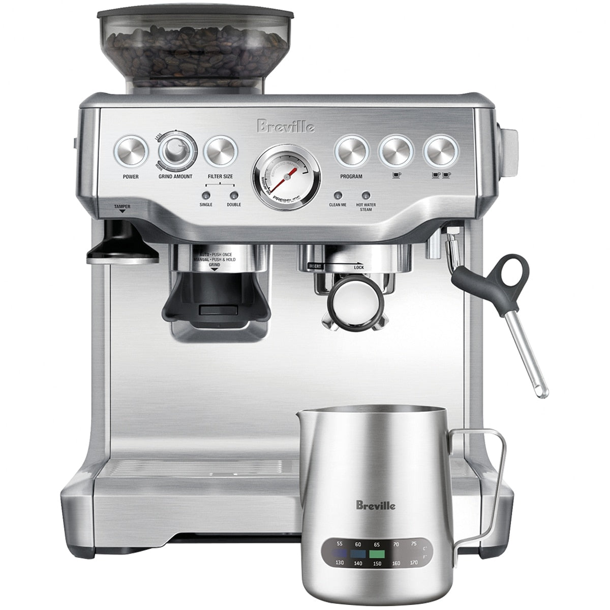 Breville Barista Express Coffee Machine Stainless Steel BES875BSS