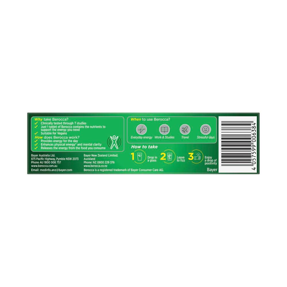 Berocca Energy Effervescent Original Berry - 15 pack