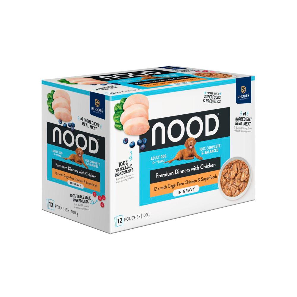 Nood Wet Dog Food Chicken In Gravy 12x100g