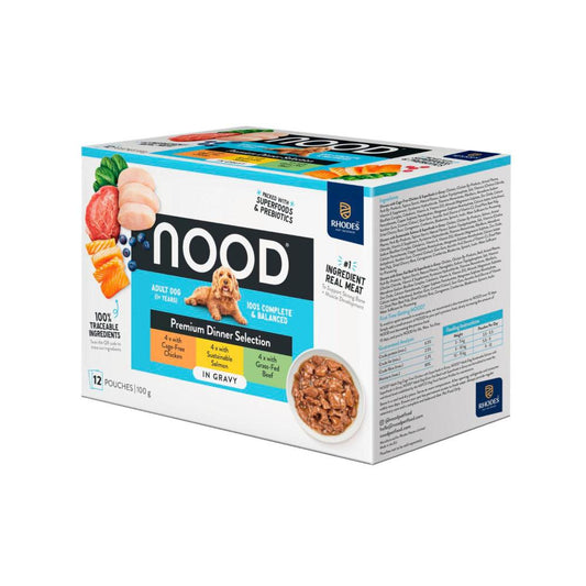 Nood Wet Dog Food Favourites In Gravy 12x100g