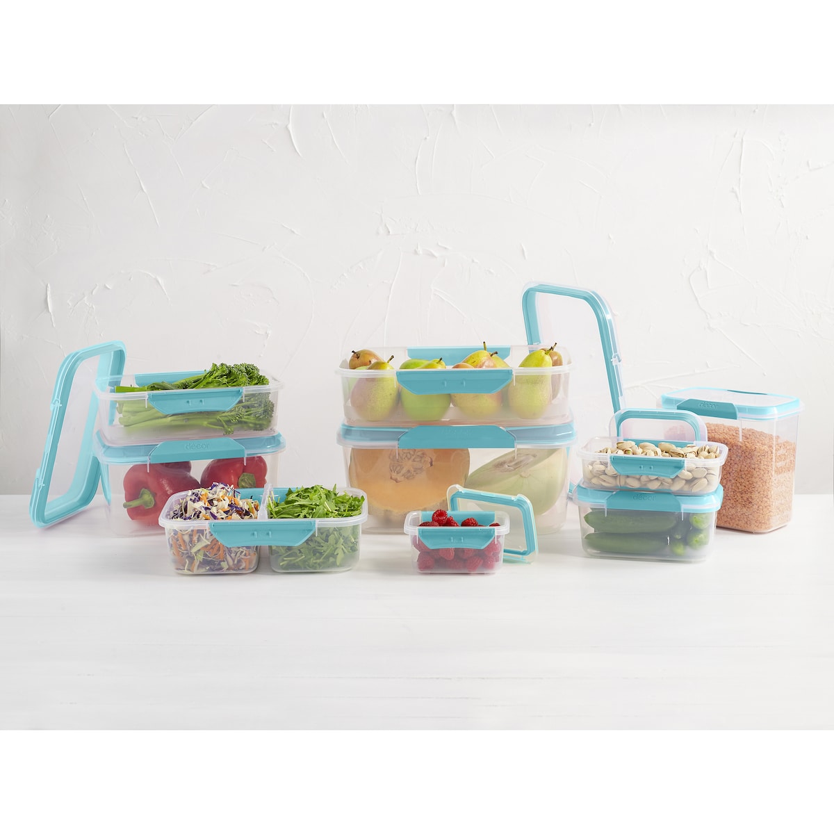 Decor Fresh Seal Clips Oblong Container 600ml Each