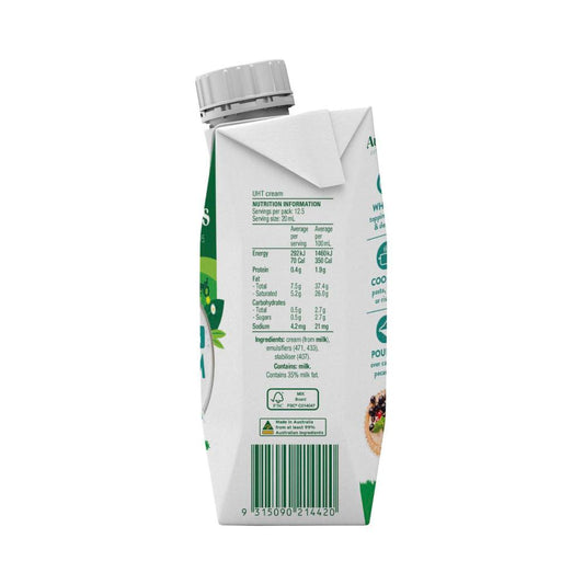 Australia's Own Cream Whipping Uht - 250mL