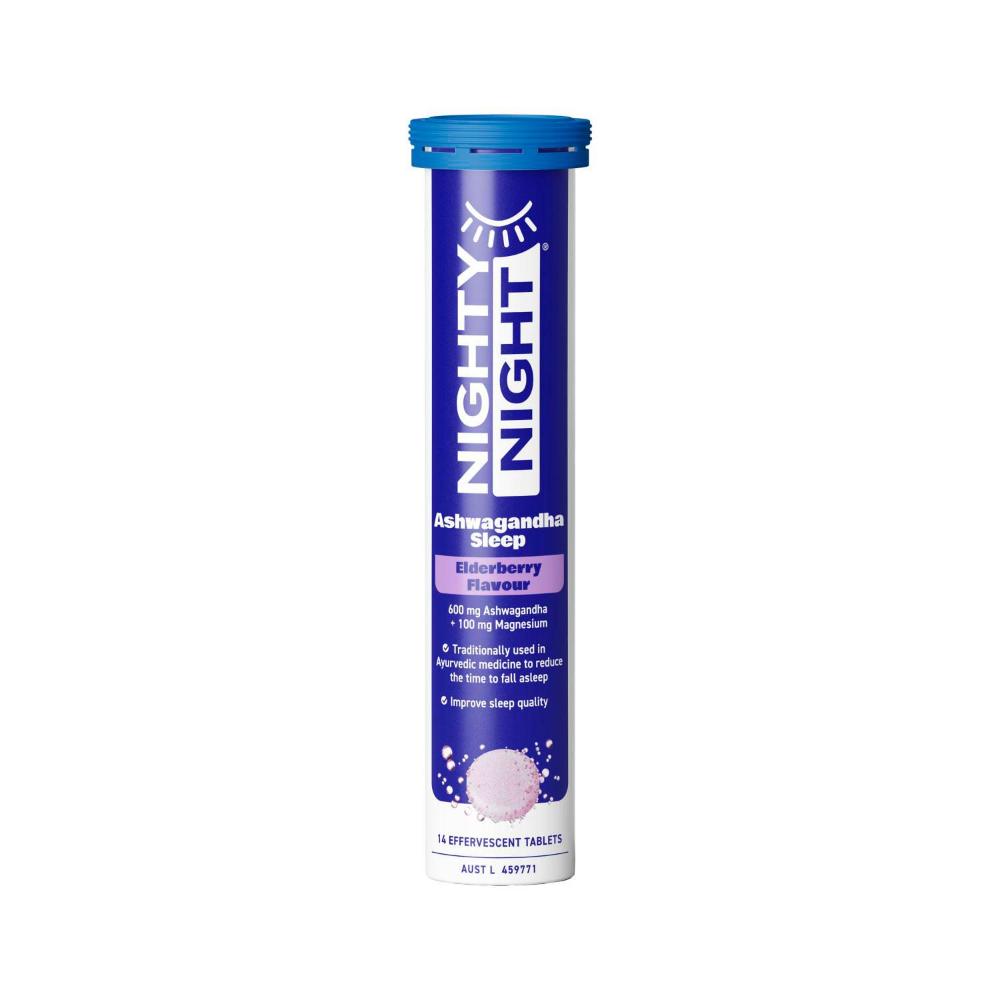 Nighty Night Effervescent Sleep Elderberry - 14 pack
