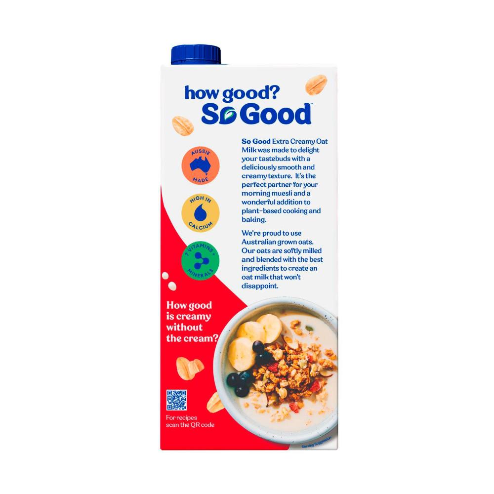 Sanitarium So Good Extra Creamy Oat Milk - 1L