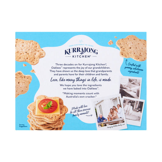 Kurrajong Kitchen Oaklees Original Crackers - 120g