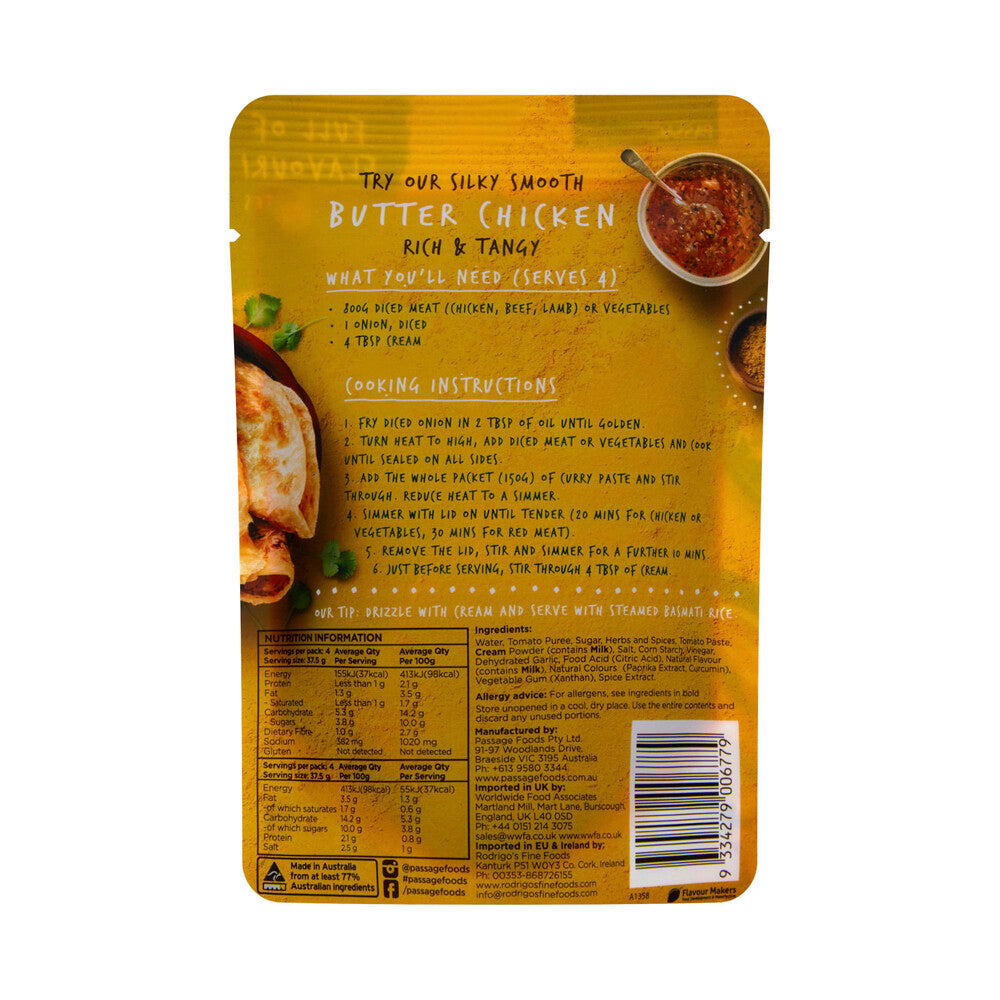 Passage To India Butter Chicken Curry Paste - 150g