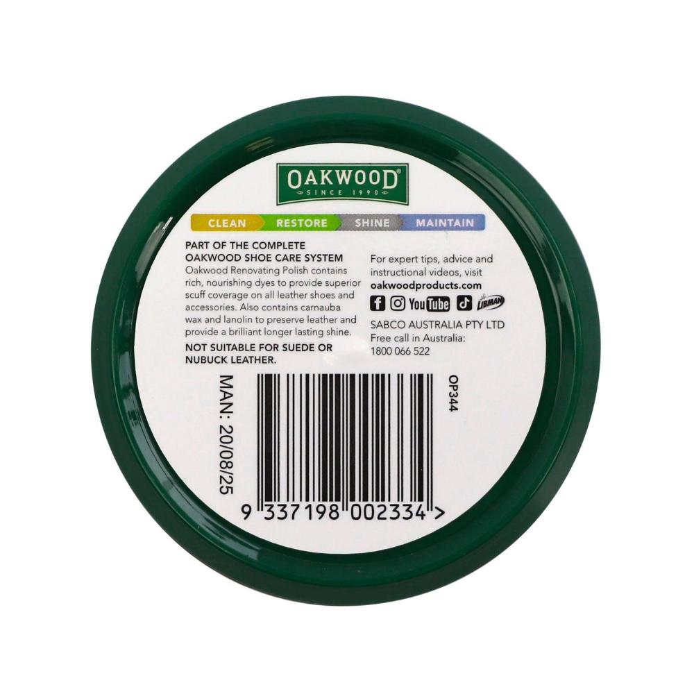 Oakwood Shoe Polish Mid Tan - 65g