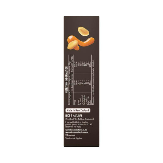 Nice & Natural Nut Butter Bars Peanut Butter & Salted Caramel Snacks 5 Pack - 175g