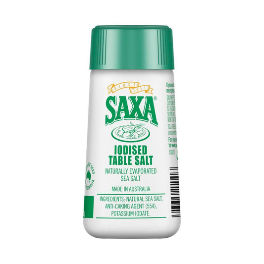 Saxa Iodised Table Salt Shaker - 125g