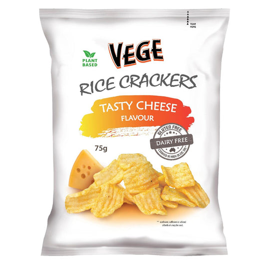 Vege Chips Rice Crackers Cheese 75g