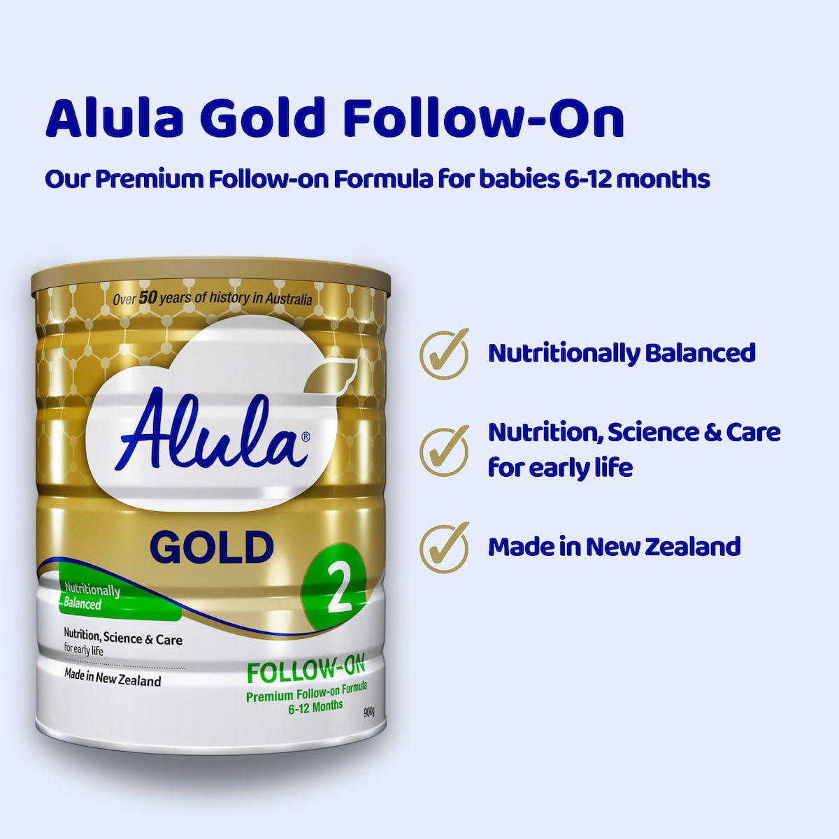 Alula Gold Follow On Formula 6-12m 900g