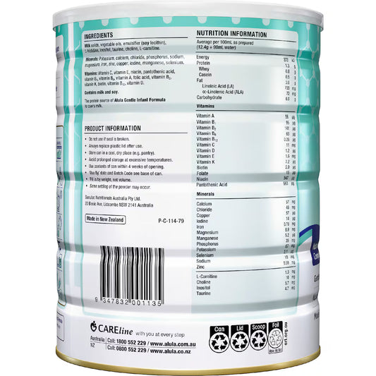 Alula Original Newborn 0-6 Months Infant Formula 900g