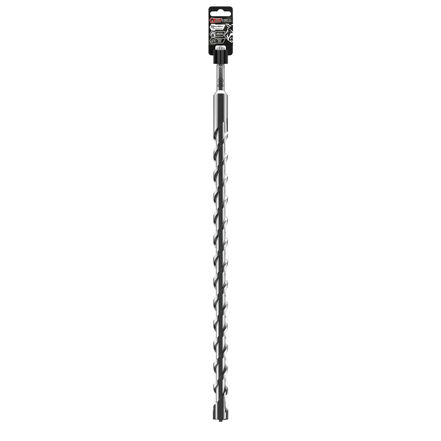 Full Boar 4 Cut Tip Drill Bit - 20 x 460mm