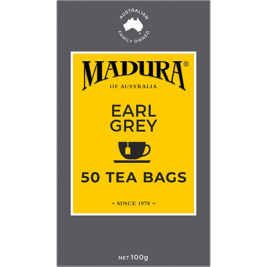 Madura Earl Grey Tea Bags 50 Pack