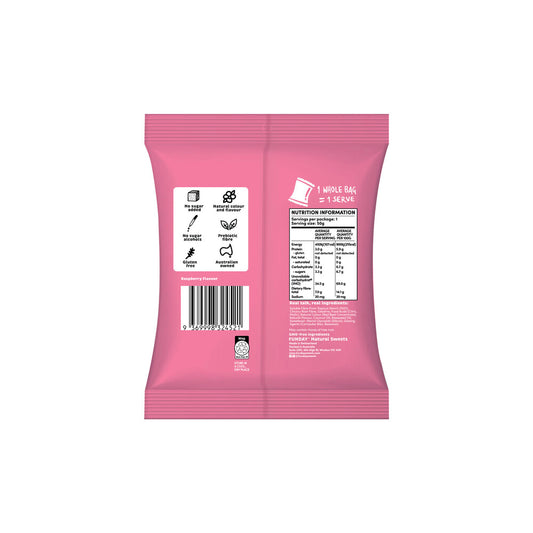 Funday No Sugar Added Raspberry Frogs - 50g