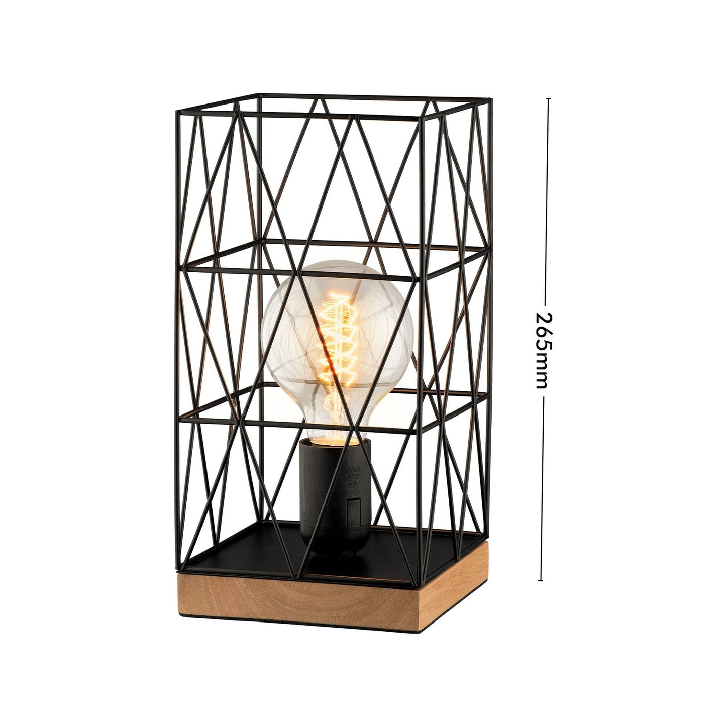 Verve Design Black Zavier Table Lamp