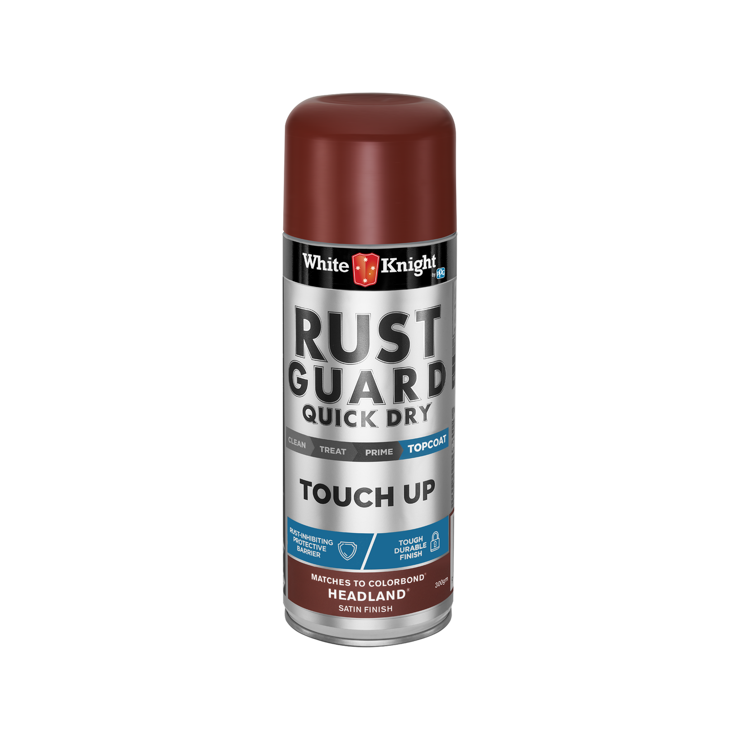 White Knight Rust Guard Spray Paint - 300g - Satin