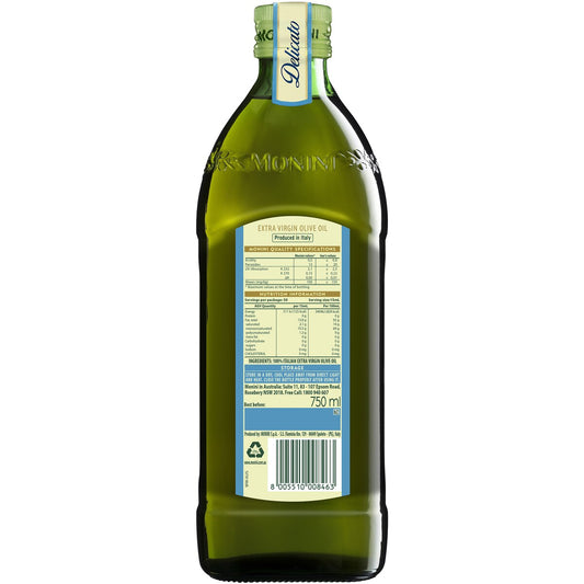Monini Delicato Extra Virgin Olive Oil 750mL