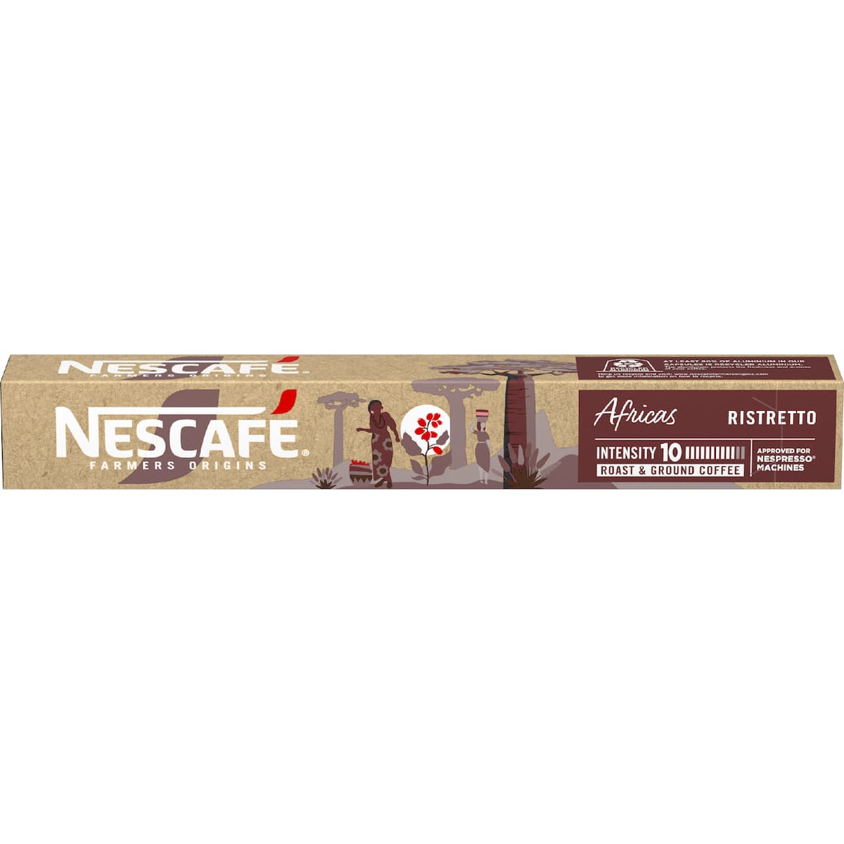 Nescafe Farmers Origin Pods Africas Ristretto Coffee Capsules 10 Pack