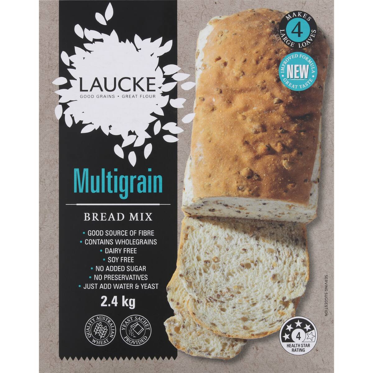 Laucke Multigrain Bread Mix 2.4kg