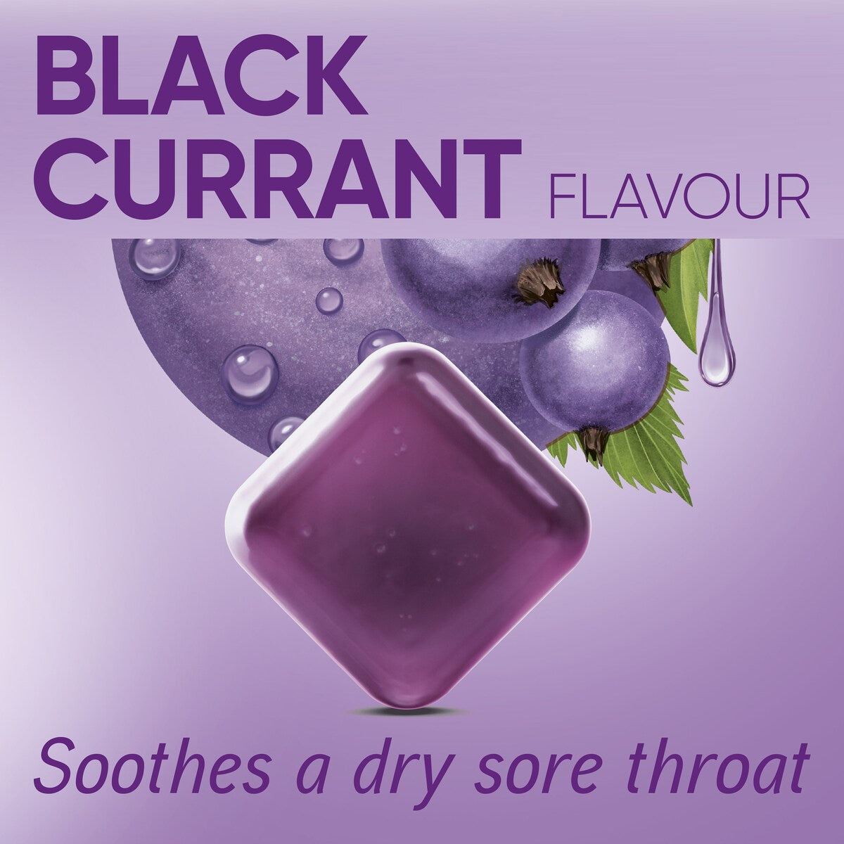 Nestle Soothers Throat Lozenges Blackcurrant 30 pack