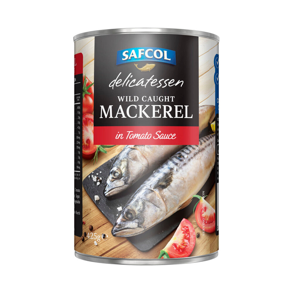 Safcol Mackerel In Tomato Sauce - 425g