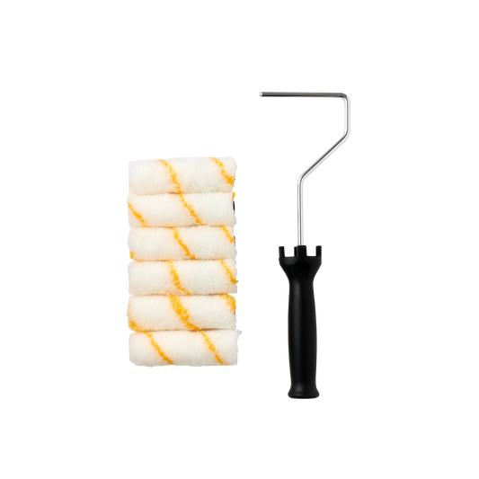 Prorenovator Fabric Mini Roller Set - 100mm - 11mm - 7 Pack