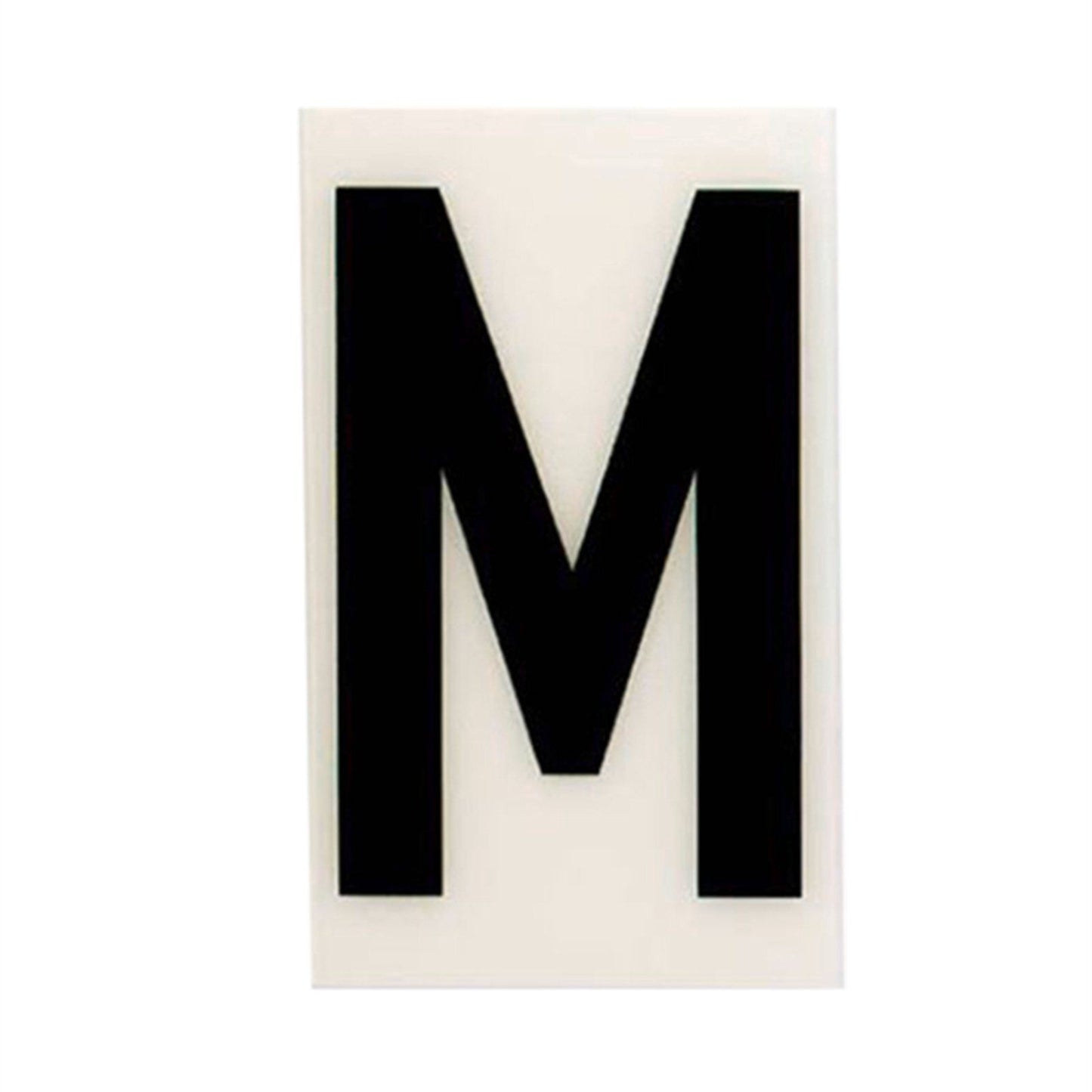 Sandleford Self Adhesive House Letter M - 85mm - White