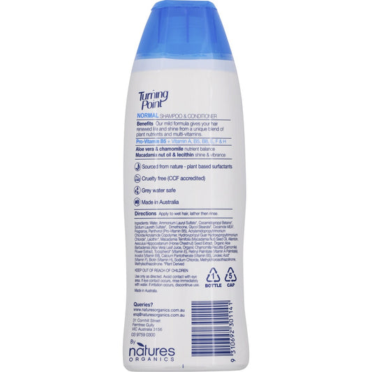 Natures Organics Turning Point 2-In-1 Normal 400mL