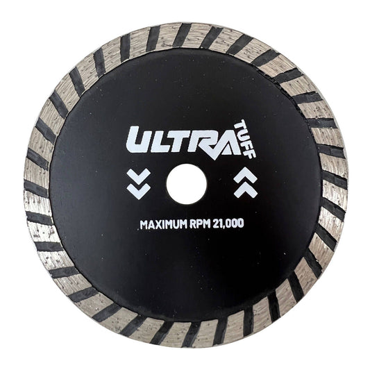 Ultra Tuff 76mm Turbo Diamond Blade 1576DIAT - For Concrete, Bricks