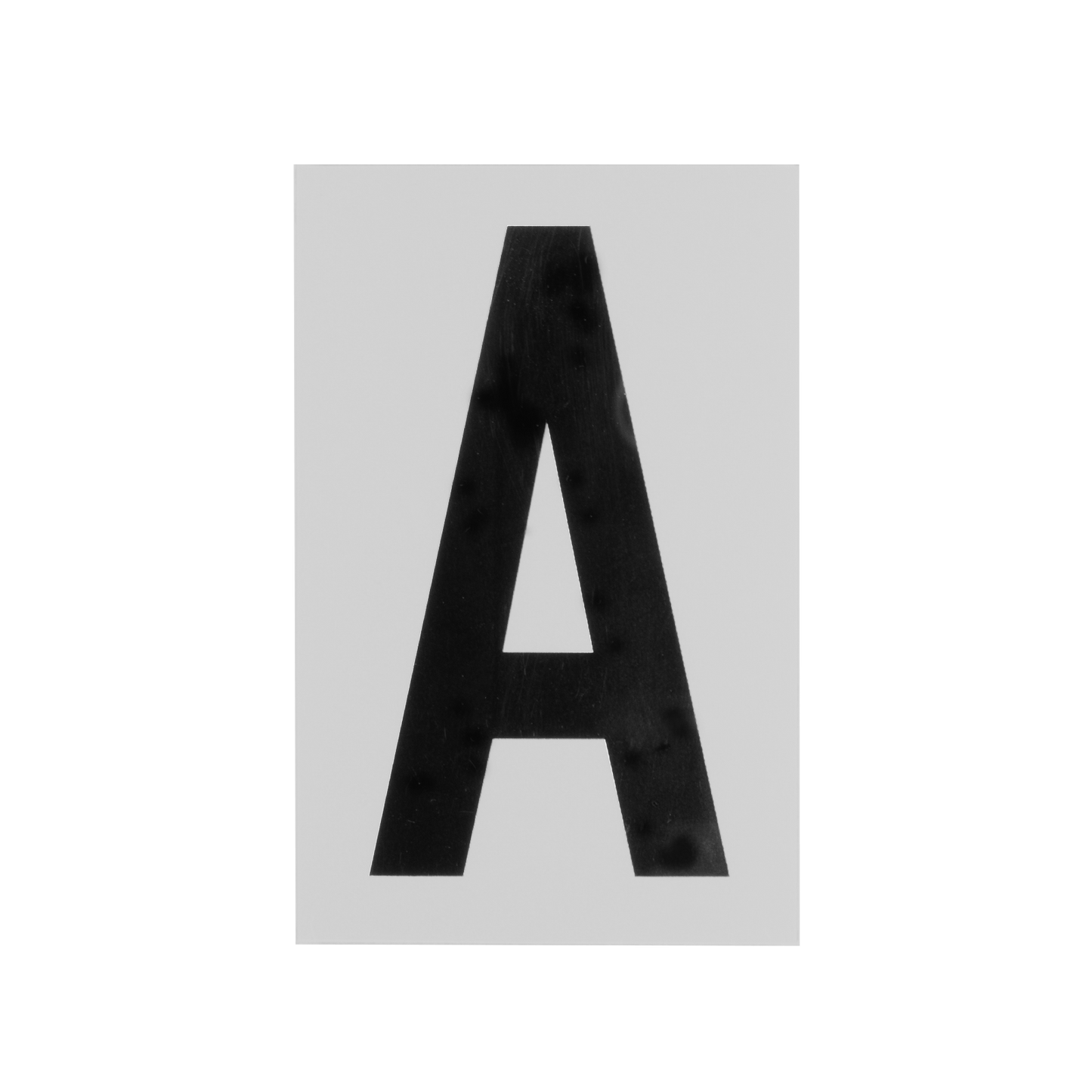 Sandleford Self Adhesive Letter A - 85mm - Silver/Black