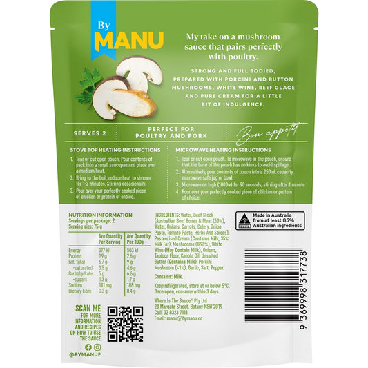 By Manu The Sauce Mushroom 150g