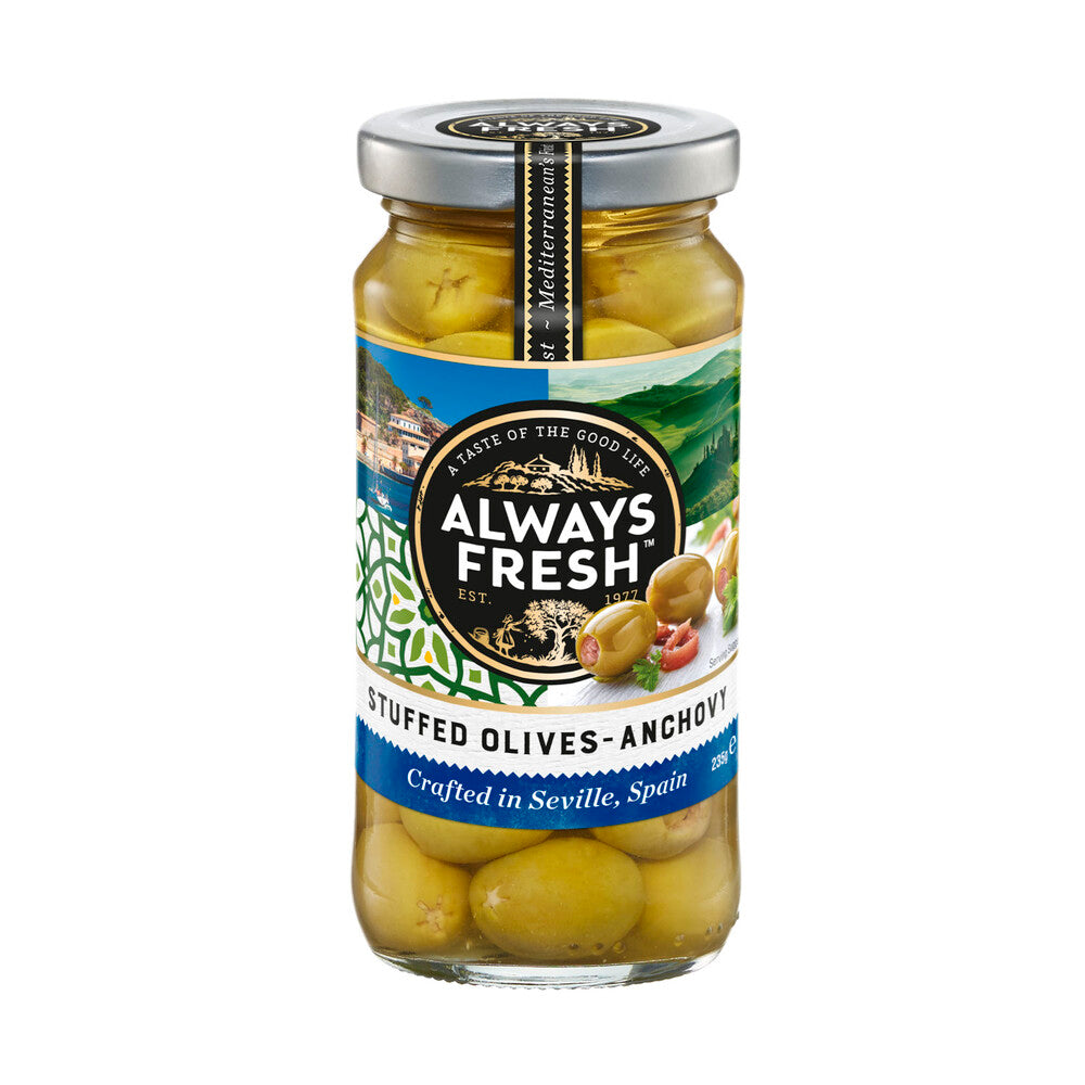 Always Fresh Stuffed Olives Anchovy - 235g