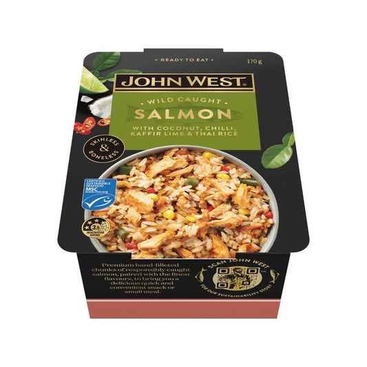 John West Salmon Bowl Coconut Lime Chilli And Rice - 170g