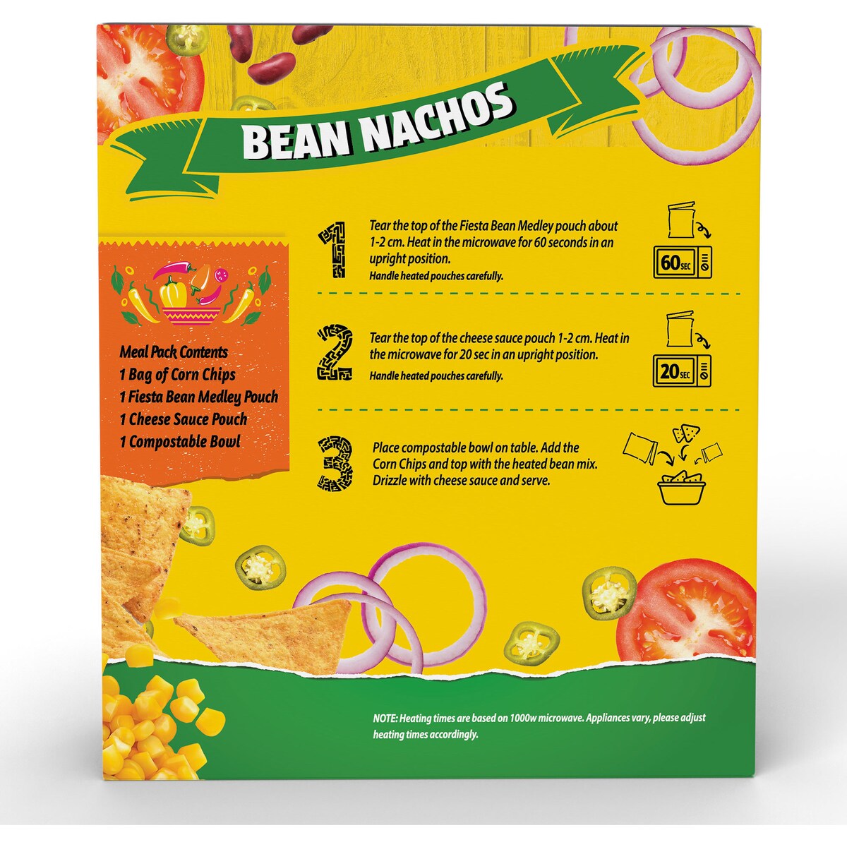 Coco Earth Mexican Bean Nachos Ready Meal 275g