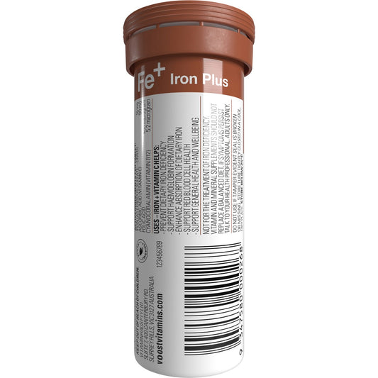 Voost Effervescent Iron Plus Tablets 10 Pack