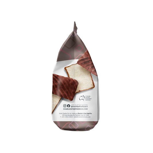 Charlie's Mini Rice Square Crisps Dark Chocolate - 80g