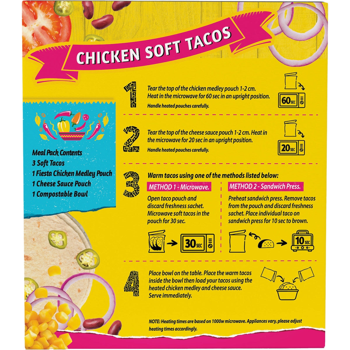 Coco Earth Ready Meal Chicken Soft Taco Kit 320g