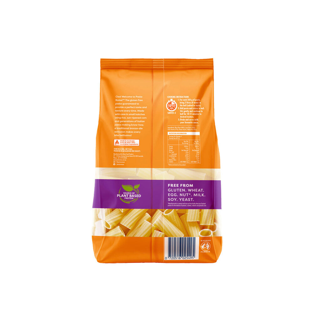 Roma Gluten Free Pasta Rigatoni - 350g
