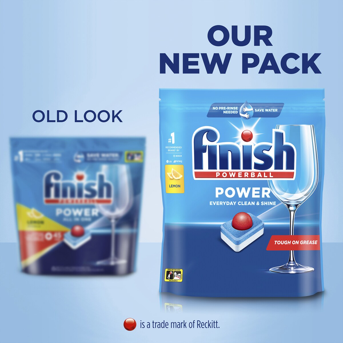 Finish Power Lemon Dishwasher Tablets 40 pack