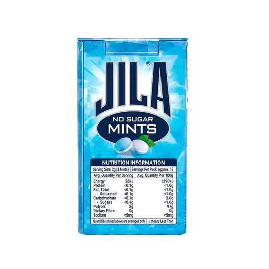 Jila Sugar Free Peppermint Mints - 34g