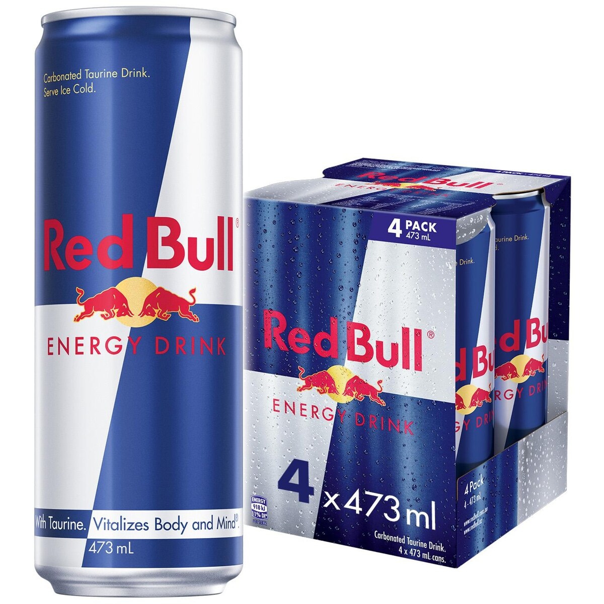 Red Bull Energy Drink 473ml X4 Pack