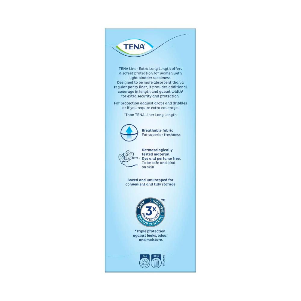 Tena Extra Long Incontinence Liner - 24 pack