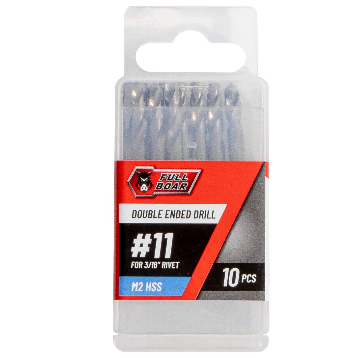 Full Boar No 11 Double Ended Drill Bit - 50mm - 10 Pack