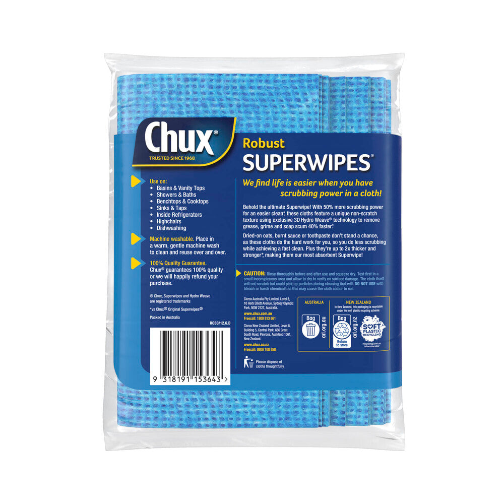 Chux Robust Superwipes - 3 pack