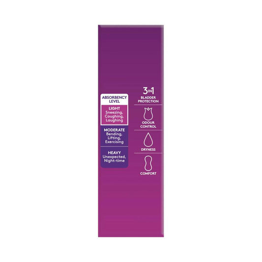 Poise Liners For Bladder Leaks Extra Long - 22 pack