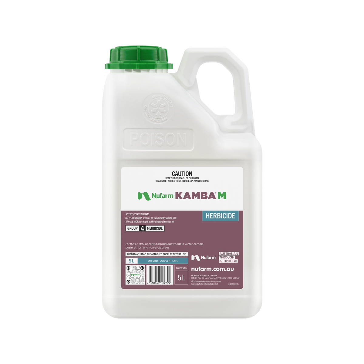 Nufarm Selective Herbicide - 5L - Herbicide Concentrate - Broadleaf Control